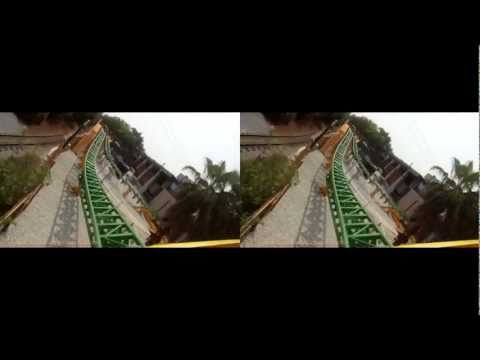 Cheetah Hunt Front Seat (3D HD POV) Busch Gardens ...