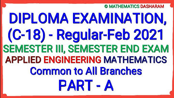Sem III-Semester End Exam||C(18)-Feb 2021||Polytechnic-TS