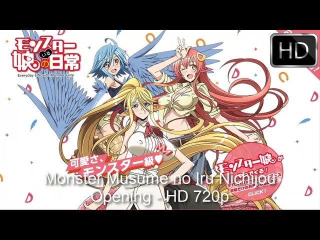 Monster Musume no Iru Nichijou - Opening   HD 720p class=