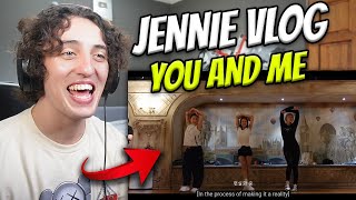 Jennie Behind the Scenes of You & Me stage - Reaction !!!