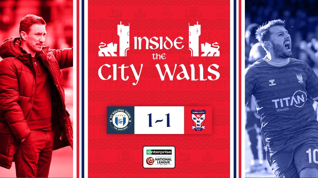 📹 Inside The City Walls | FC Halifax Town 1-1 York City | 2025/26