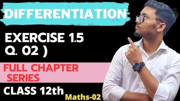 Differentiation Ex.1.5 Questions.2 | 12th class MH-Board | Amit Sir  | Higher order derivatives