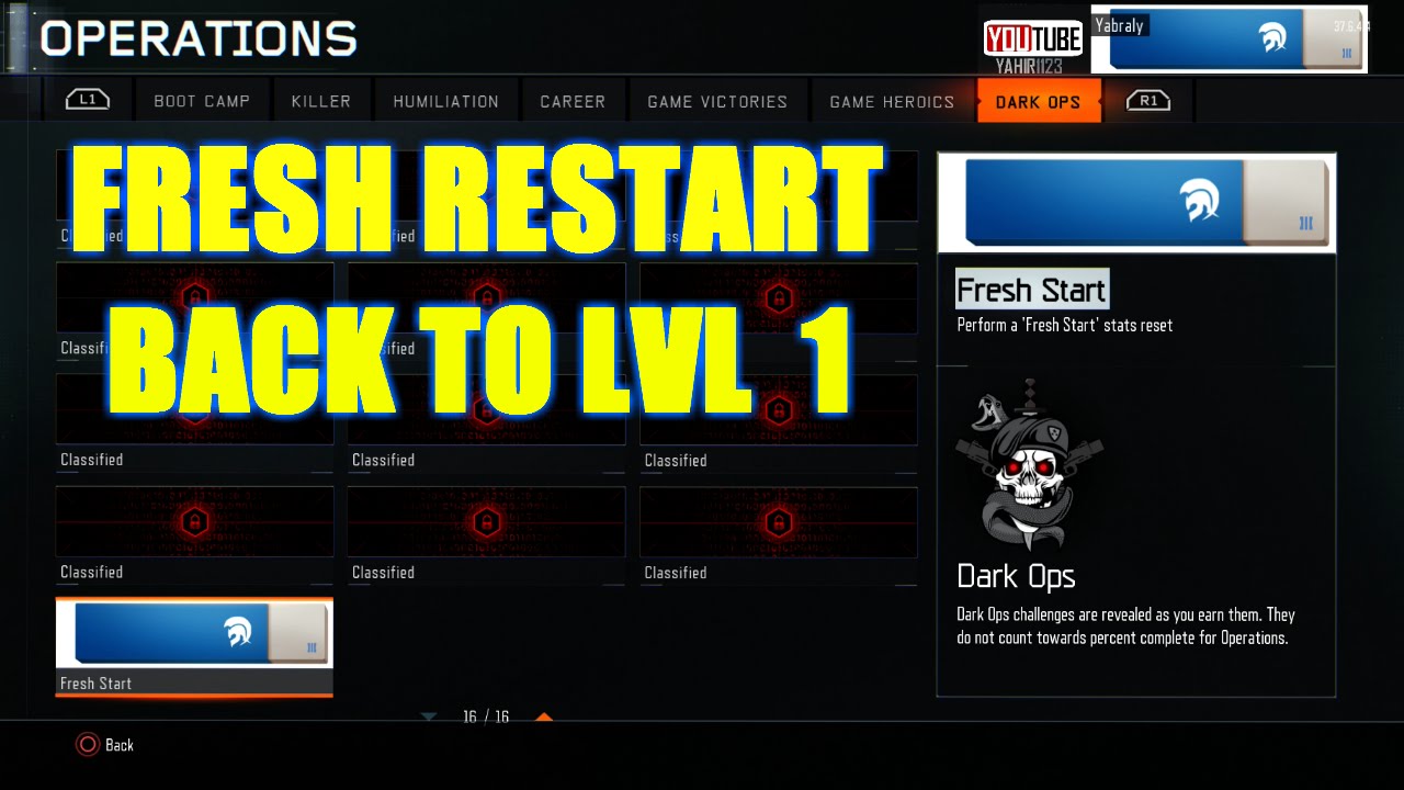 FRESH START | BLACK OPS 3 | MY FRESH RESTART ITS AWESOME - YouTube