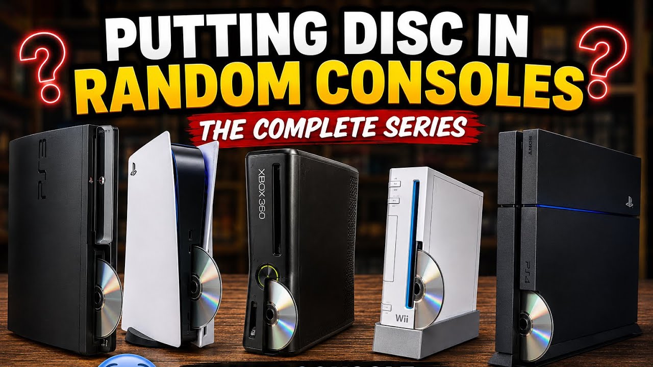 Putting Disc in Random Consoles - YouTube