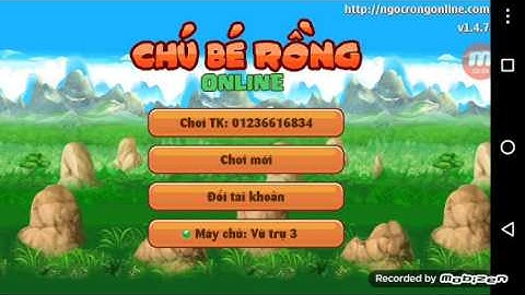Tặng acc ngoc rong cho ae chơi 100ok