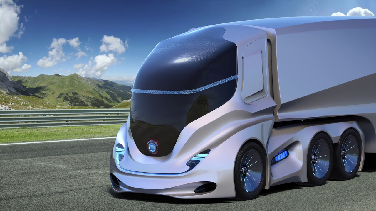 Регистрация грузовик. Futuristic Electric Truck. Waymo via Truck. Waymo via dymler Truck.