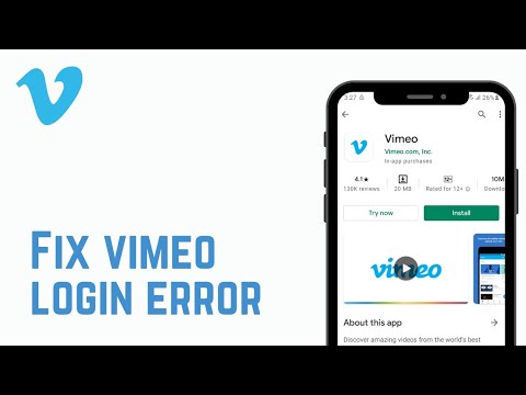 How To Fix Vimeo Login Error | 2021