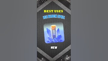 Best ways to use NEW Ice Block Spell in Clash of Clans #clashofclans