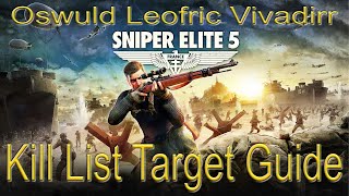 Sniper Elite 5 Mission 8 - Kill List Target - Shinji