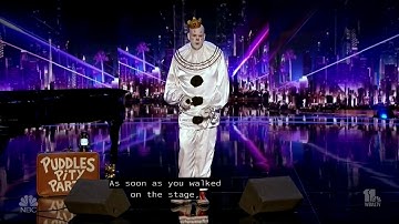 AGT .The Lonely Clown standing ovation  Full HD video