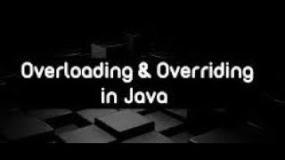 Overloading in Java in Hindi/Urdu|| Overriding in Java in Hindi/Urdu || Polymorphism in Java in Urdu