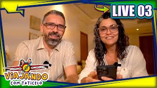 🎉Live 3 - AMANHÃ CHEGAM OS WEBTVZEIROS #ViajandoComTatiCelo