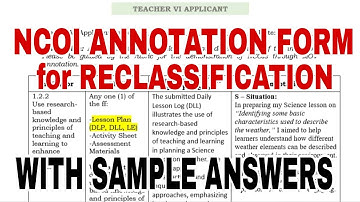 NCOI Annotation Form for T3-7 with sample answers