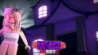 Escape Evil Crush Obby [SCARY CINEMATIC] - Roblox Obby - Full Walkthrough + Cutscenes + Jumpscares
