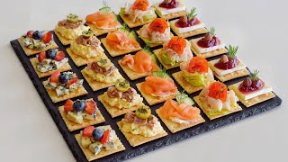 5 Delicious CANAPÉS on Crackers to Surprise your Guests | DarixLAB