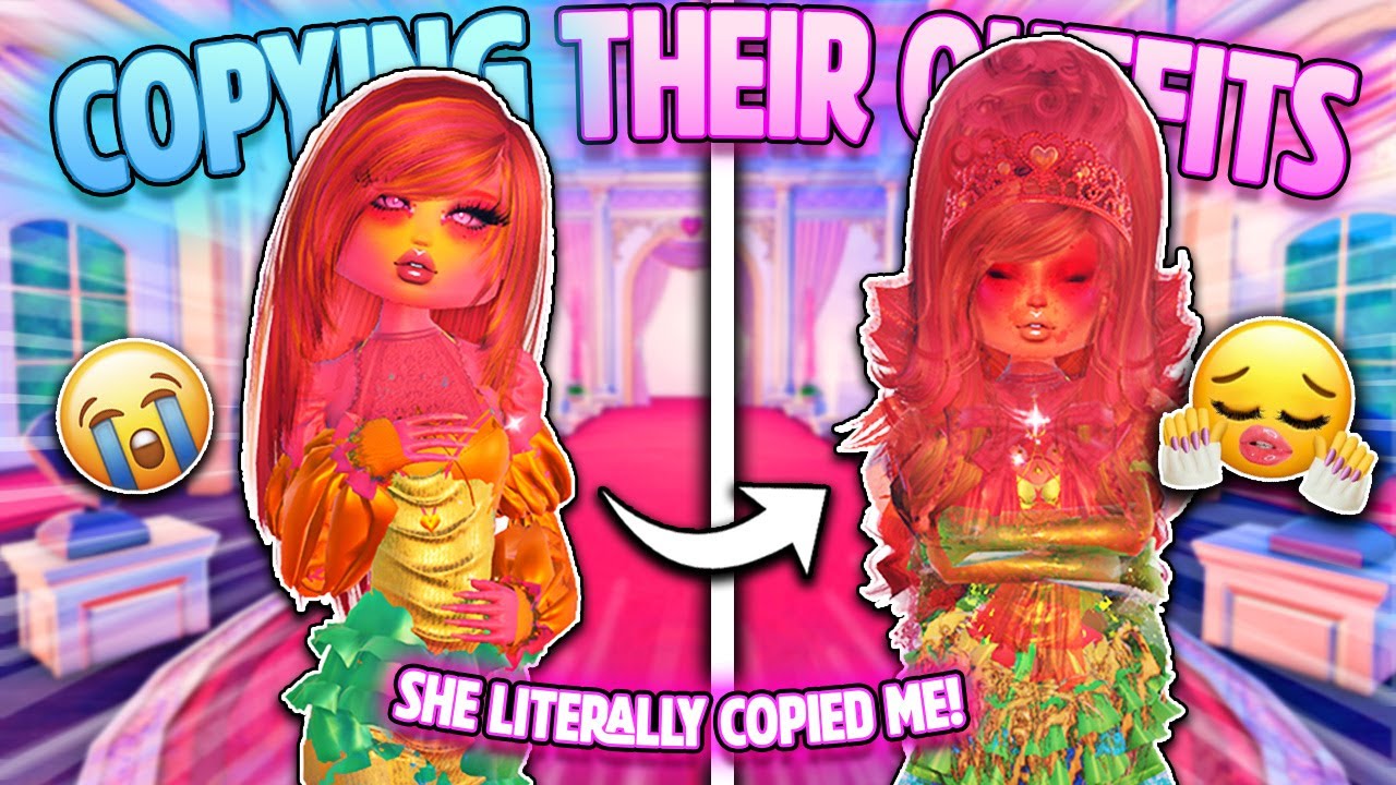 COPYING OUTFITS and MAKING THEM *BETTER* in DRESS TO IMPRESS!