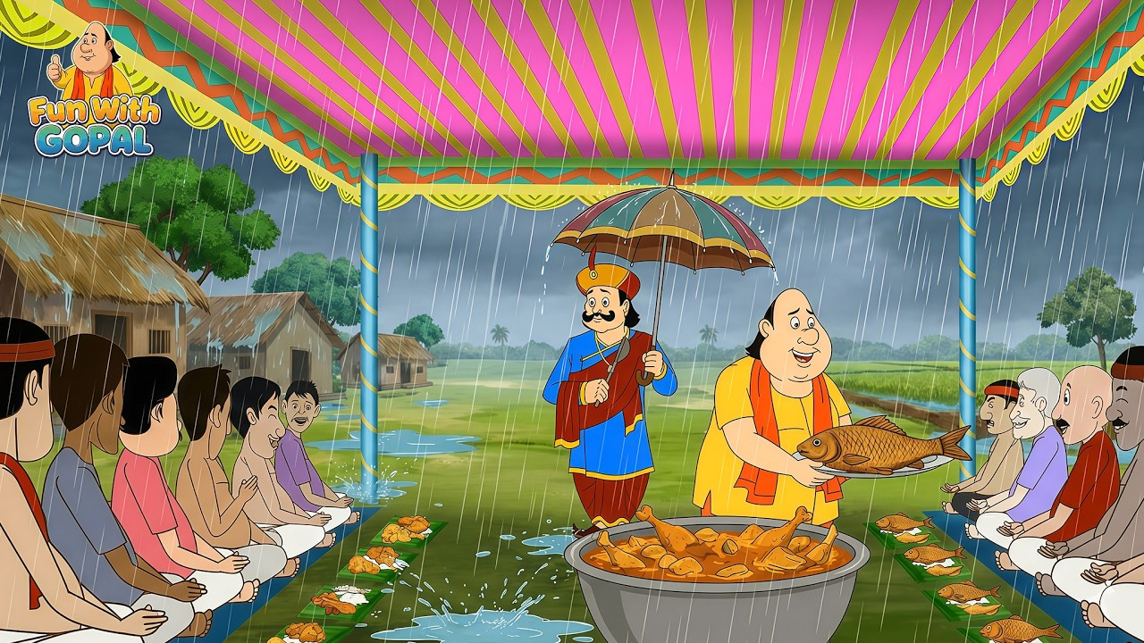 বৃষ্টিতে গোপাল দাদা ও রাজা পুরো গ্রামে করালেন ভোজ | Gopal Bhar | New Episode 2026