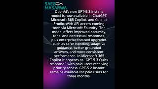 Microsoft adds GPT‑5.3 Instant to Microsoft 365 Copilot and Copilot Studio