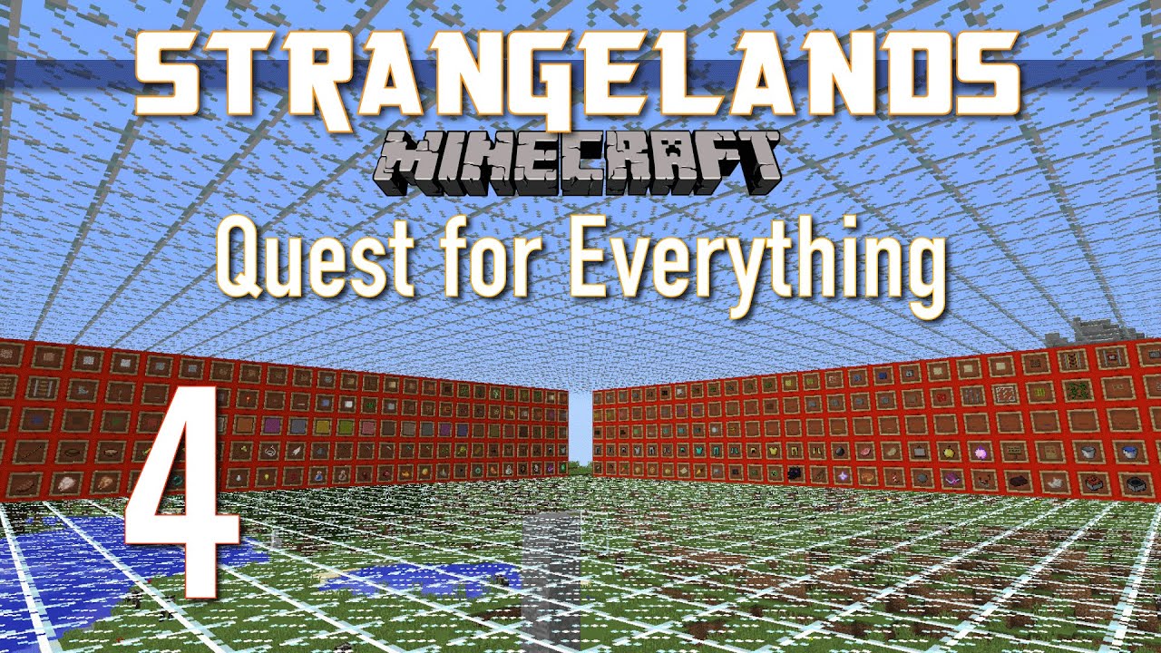 Ep 4 - Strangelands Quest for Everything (Get all the items in Minecraft 1.9)