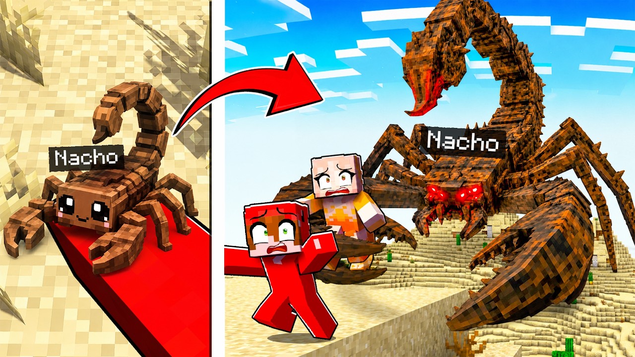 Evolucioné como ESCORPIONES para Trollear a Mis Amigos en Minecraft...