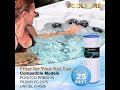Poolpure plfprb25in hot tub filter replace unicel c4326 guardian 413106 filbur fc2375 3005845