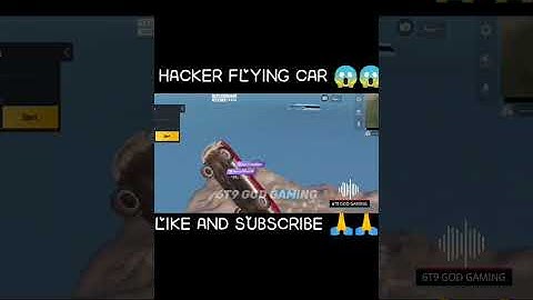 HACKER FLYING CAR😱😱 | PUBG MOBILE HACKER | BGMI HACKER | FLYING HACKS IN BGMI | #shorts #ytshorts