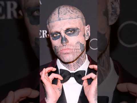 Video: Finstere Tattoos von Rick Genest – eine schockierende Showbusiness-Figur