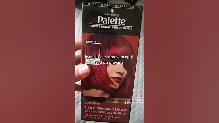 tinta palette Rosso ramato a casa #tiktokvideo#shorts