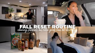 fall reset vlog: cleaning, starbucks fail, fall decorating, homegoods haul