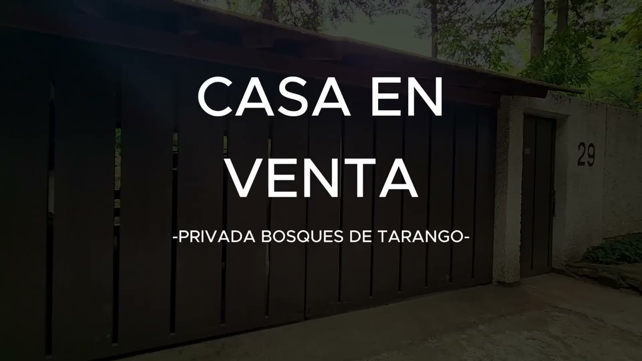 CASA EN VENTA BOSQUES DE TARANGO VIDEO INMOBILIARIO CON DRON