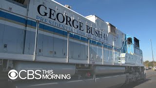 Texans to pay tribute along George H.W. Bush's final train ride