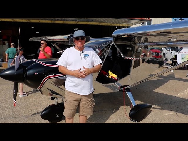 LOOK! Shiny Metal Airplane! Builder Bob Clark tells HOW! Corvair Zenith CH750 Cruzer