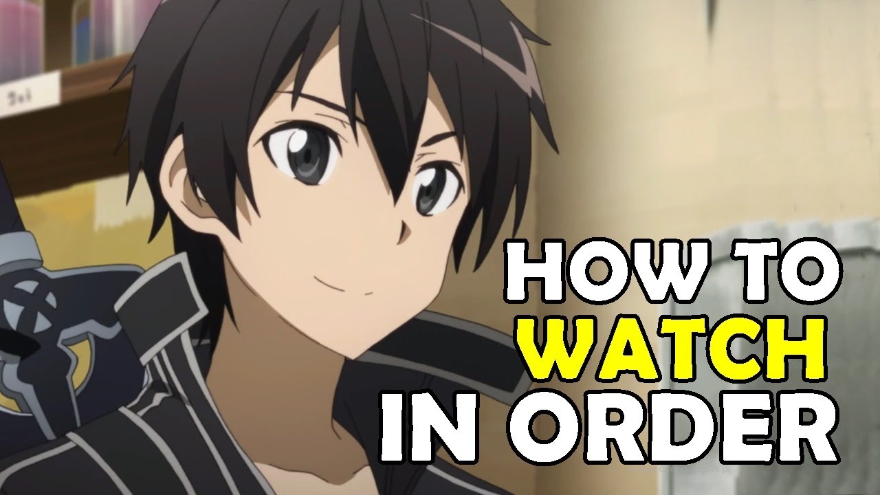 How To Watch Sword Art Online Anime In Order in 2023 