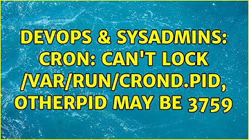 DevOps & SysAdmins: cron: can