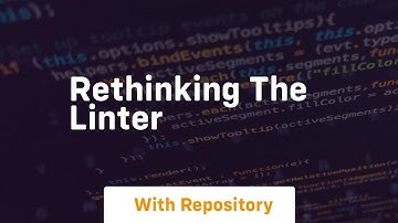 rethinking the linter