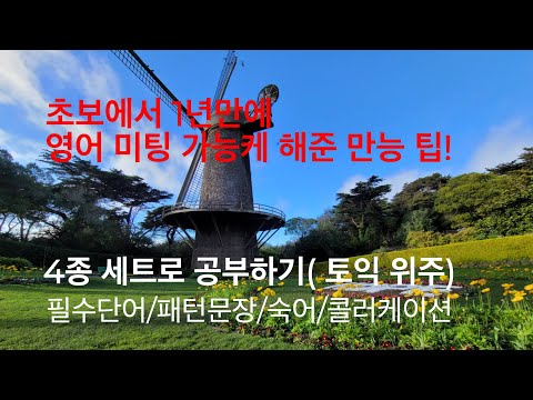 [효과만점] 회화/토익 단어 - 한 묶음으로(#1) 필수단어/패턴문장/숙어/콜러케이션