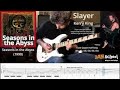 Slayer seasons in the abyss guitar solo with tab