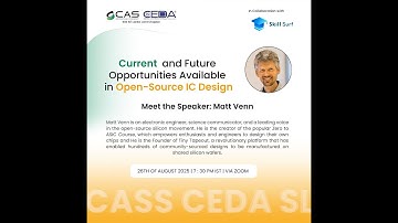 Current and Future Opportunities Available in Open-Source IC Design |  Matthew Venn