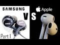 PART 1 - Apple Earpods from iPhones VS Samsung AKG Tuned Earphones