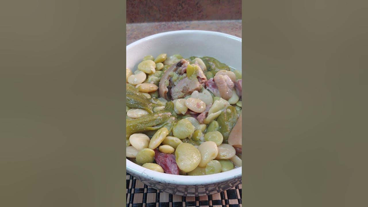 LIMA BEANS/OKRA & HAM HOCKS YouTube
