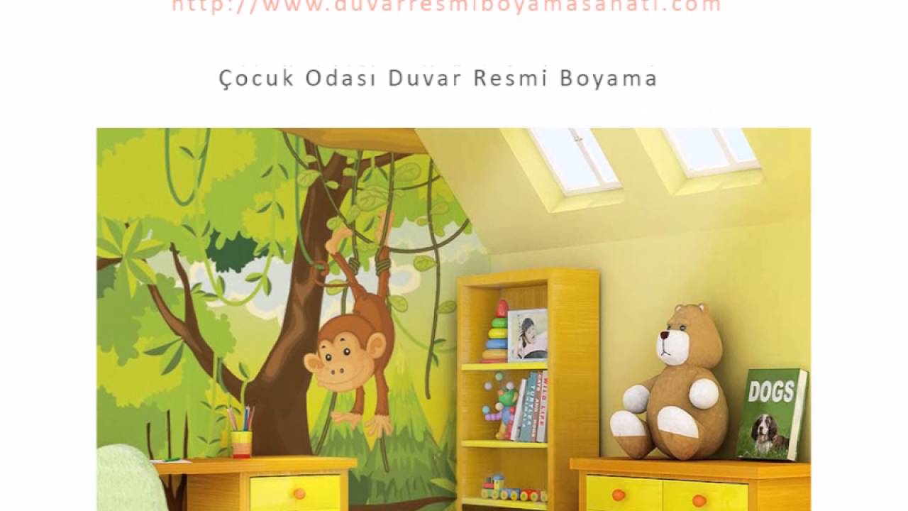 Çocuk Odası Duvar Resmi Boyama Örnekleri YouTube