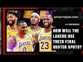 How will the Lakers use their final roster spots? | SportsCenter