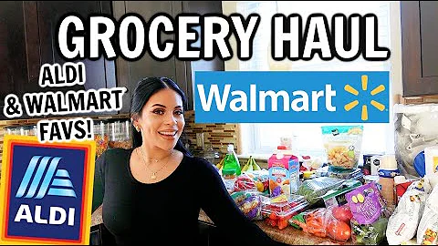 ALDI & WALMART GROCERY HAUL! *weekly essentials* VLOGMAS DAY 7