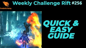 Diablo 3: NA Challenge Rift #256 - Quick & Easy Guide - Maps & Everything you need for a quick time!