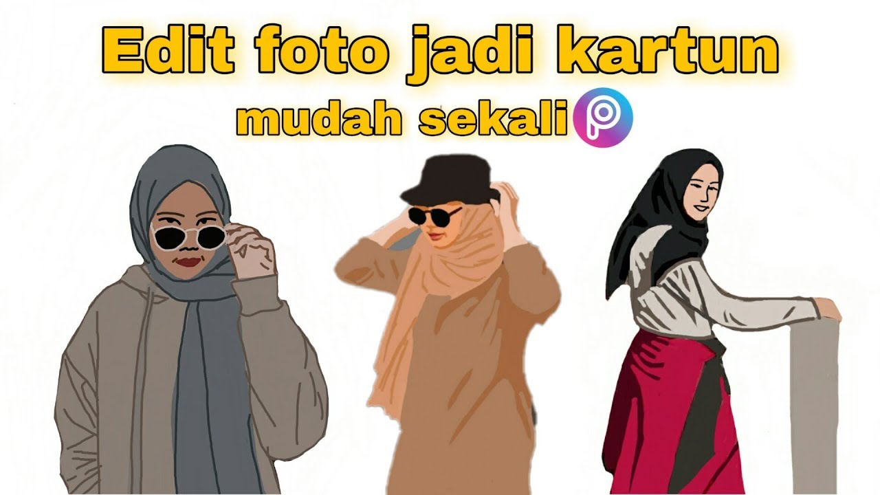 EDIT FOTO JADI KARTUN DI PICSART//SIMPEL UNTUK PEMULA ...