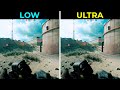 Battlefield 6 - LOW vs HIGH - GTX 1660ti - 1080p Benchmark #battlefield #bf6