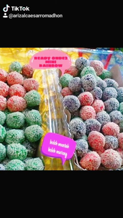 Jual Aneka Kue, Donat, Telur Asin, Onde-Onde Mini Rainbow & Jual Susu Sapi Murni Asli 😄😄