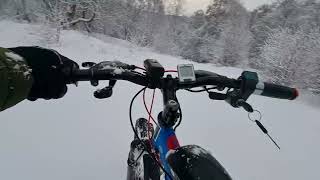 видео: Покатушки Зимой На Электровелосипеде картинка: Покатушки Зимой На Электровелосипеде