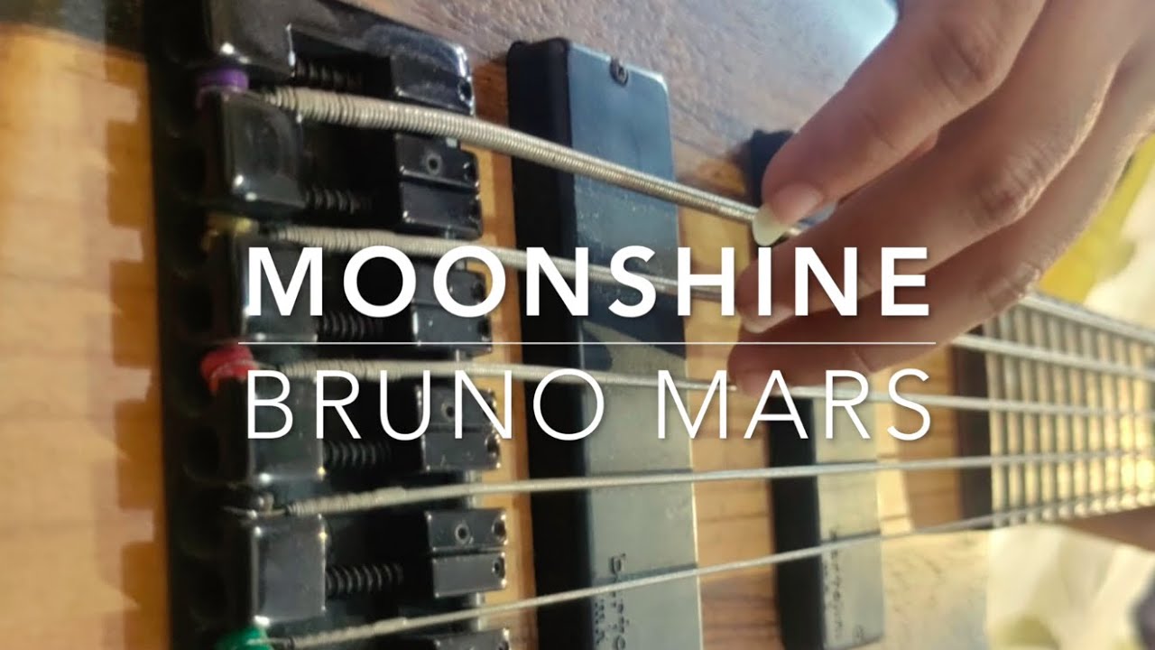 Moonshine - Bruno Mars (Bass Cover) - Di#
