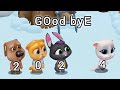 WELCOME 2025 GOOD BYE 2024 My Talking Tom Friends WELCOME 2025 GOOD BYE 2024 My Talking Tom Friends